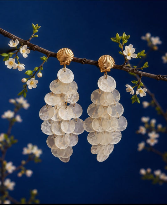 Ocean Charm Fish Cascade Earrings