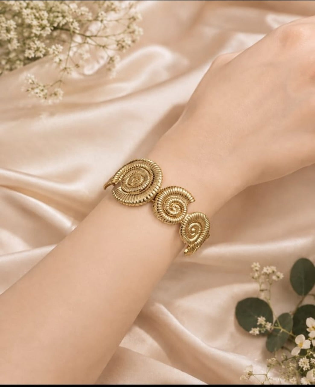 Spiral Shell Bracelet