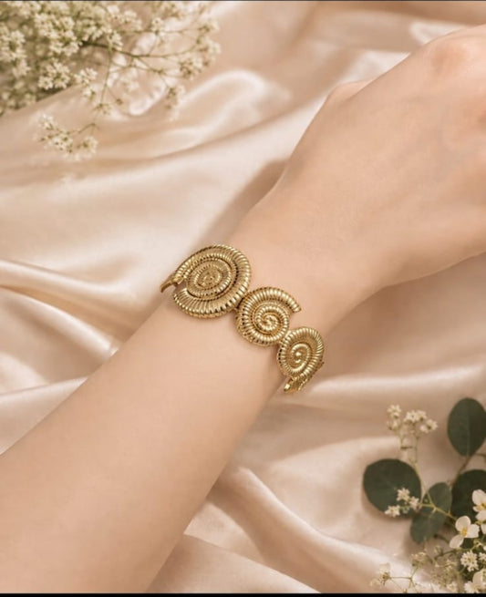 Spiral Shell Bracelet
