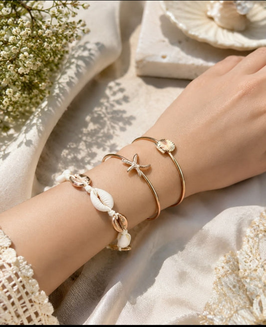 Coastal Charm Bracelet Stack