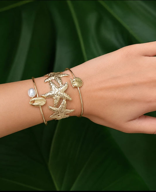 Golden Shore Bracelet Stack