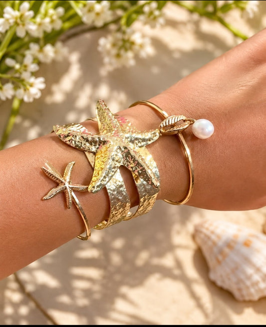 Golden Sea Star Bracelet