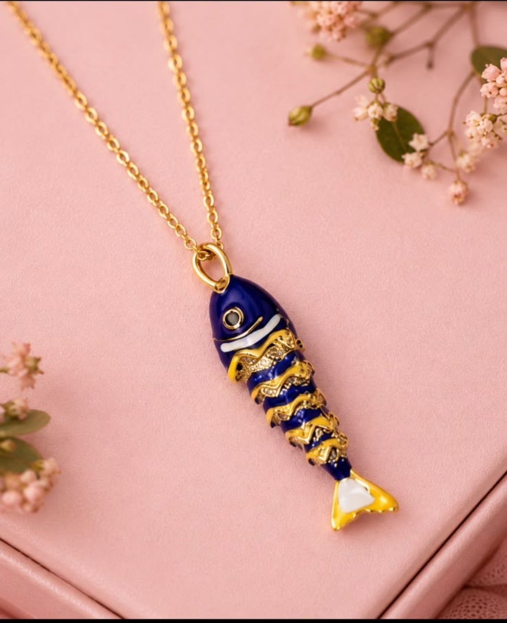 Blue Koi Pendant