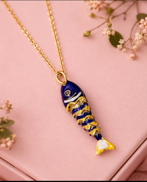 Blue Koi Pendant