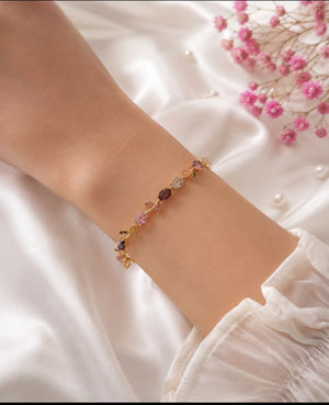 Blushing Tulip Vine Bracelet