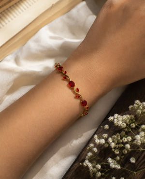 Ruby Vine Bracelet