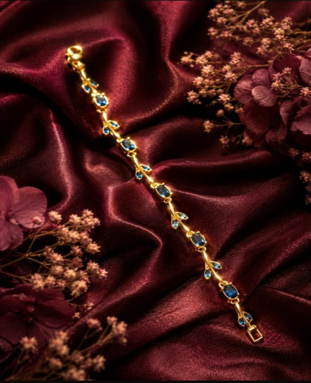 Sapphire Vine Bracelet