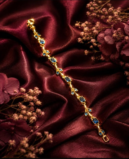Sapphire Vine Bracelet