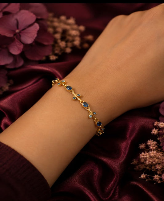 Sapphire Vine Bracelet