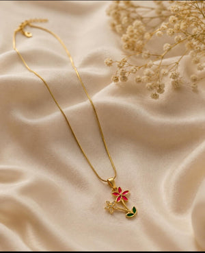 Pink Petal Garden Pendant