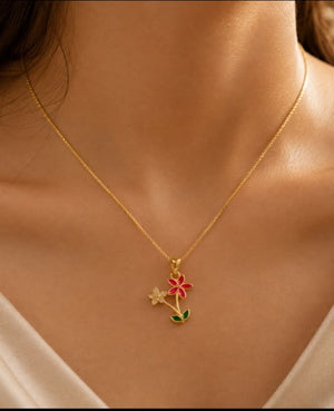 Pink Petal Garden Pendant