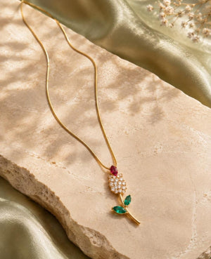 Ruby Rose Garden Pendant