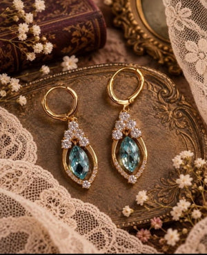 Azure Elegance Drop Earrings