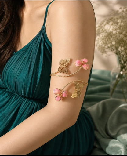 Blushing Butterfly Arm Cuff
