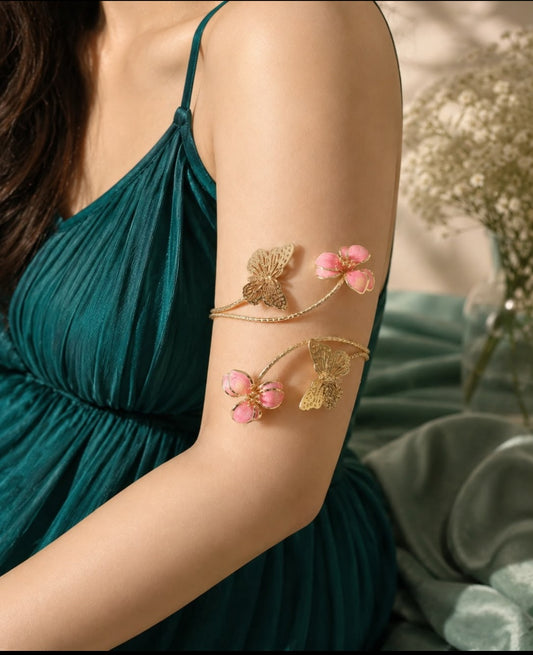 Blushing Butterfly Arm Cuff