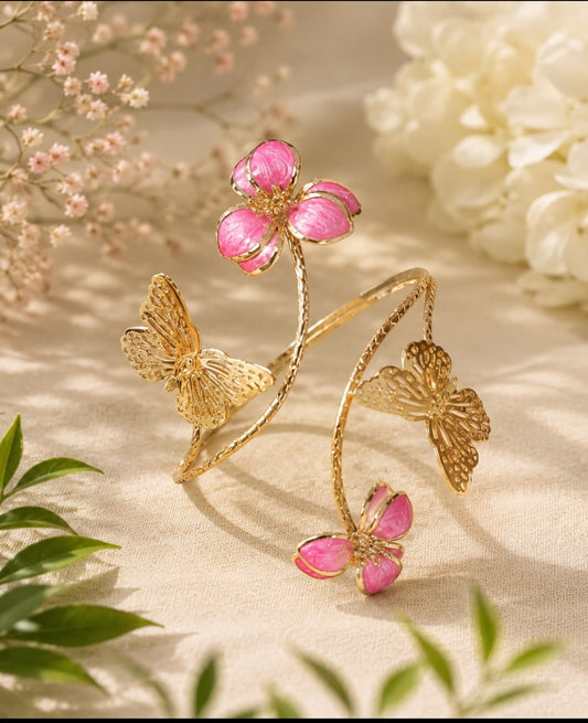 Blushing Butterfly Arm Cuff